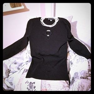 ❄FINAL❄Cable & Gauge Knit Top❄